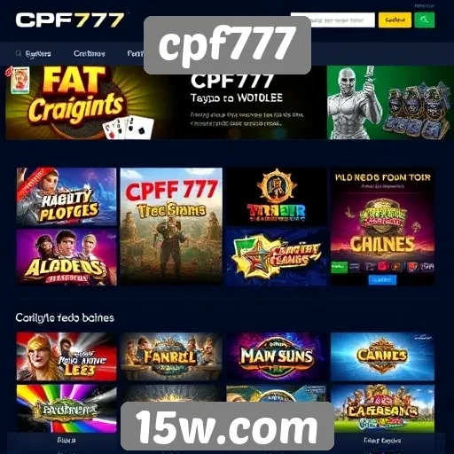 Comparação entre cpf777 e outros sites de jogos online
