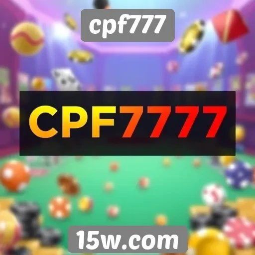 Variedade de jogos disponíveis no cpf777